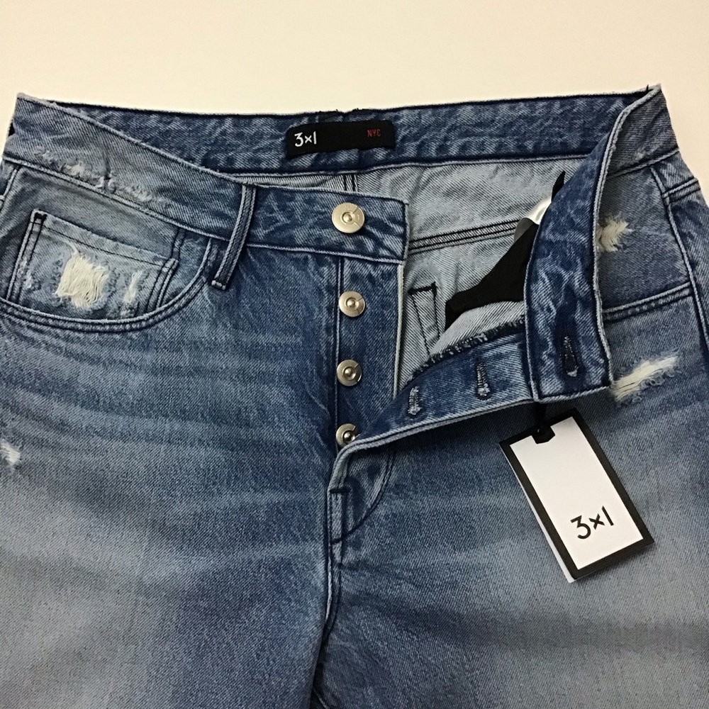📣📣 3X1 Higher Ground Crop Distressed Jean Size 29 - Picture 7 of 7